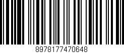 Código de barras (EAN, GTIN, SKU, ISBN): '8978177470648'