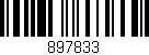 Código de barras (EAN, GTIN, SKU, ISBN): '897833'