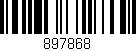 Código de barras (EAN, GTIN, SKU, ISBN): '897868'