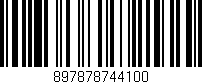 Código de barras (EAN, GTIN, SKU, ISBN): '897878744100'