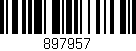 Código de barras (EAN, GTIN, SKU, ISBN): '897957'