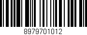 Código de barras (EAN, GTIN, SKU, ISBN): '8979701012'