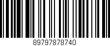 Código de barras (EAN, GTIN, SKU, ISBN): '89797878740'