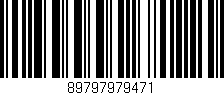 Código de barras (EAN, GTIN, SKU, ISBN): '89797979471'