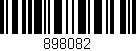 Código de barras (EAN, GTIN, SKU, ISBN): '898082'