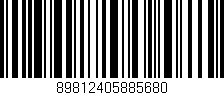 Código de barras (EAN, GTIN, SKU, ISBN): '89812405885680'