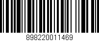Código de barras (EAN, GTIN, SKU, ISBN): '898220011469'