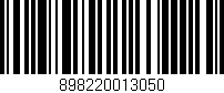 Código de barras (EAN, GTIN, SKU, ISBN): '898220013050'