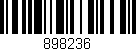 Código de barras (EAN, GTIN, SKU, ISBN): '898236'