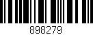 Código de barras (EAN, GTIN, SKU, ISBN): '898279'