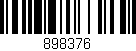 Código de barras (EAN, GTIN, SKU, ISBN): '898376'