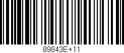Código de barras (EAN, GTIN, SKU, ISBN): '89843E+11'