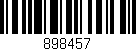Código de barras (EAN, GTIN, SKU, ISBN): '898457'
