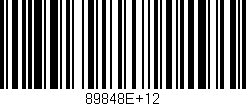 Código de barras (EAN, GTIN, SKU, ISBN): '89848E+12'