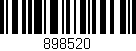 Código de barras (EAN, GTIN, SKU, ISBN): '898520'