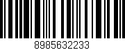 Código de barras (EAN, GTIN, SKU, ISBN): '8985632233'