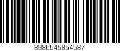 Código de barras (EAN, GTIN, SKU, ISBN): '8986545854587'