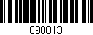 Código de barras (EAN, GTIN, SKU, ISBN): '898813'