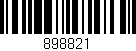 Código de barras (EAN, GTIN, SKU, ISBN): '898821'