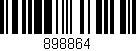 Código de barras (EAN, GTIN, SKU, ISBN): '898864'