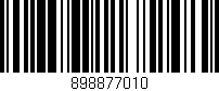 Código de barras (EAN, GTIN, SKU, ISBN): '898877010'