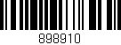 Código de barras (EAN, GTIN, SKU, ISBN): '898910'