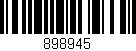Código de barras (EAN, GTIN, SKU, ISBN): '898945'