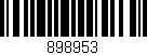 Código de barras (EAN, GTIN, SKU, ISBN): '898953'