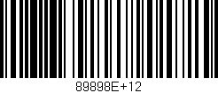 Código de barras (EAN, GTIN, SKU, ISBN): '89898E+12'