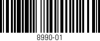 Código de barras (EAN, GTIN, SKU, ISBN): '8990-01'