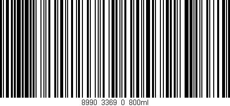 Código de barras (EAN, GTIN, SKU, ISBN): '8990_3369_0_800ml'