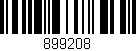 Código de barras (EAN, GTIN, SKU, ISBN): '899208'
