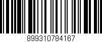 Código de barras (EAN, GTIN, SKU, ISBN): '899310784167'