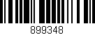 Código de barras (EAN, GTIN, SKU, ISBN): '899348'