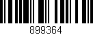 Código de barras (EAN, GTIN, SKU, ISBN): '899364'