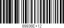 Código de barras (EAN, GTIN, SKU, ISBN): '89936E+12'