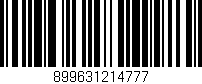 Código de barras (EAN, GTIN, SKU, ISBN): '899631214777'