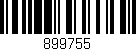 Código de barras (EAN, GTIN, SKU, ISBN): '899755'