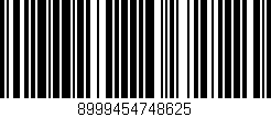 Código de barras (EAN, GTIN, SKU, ISBN): '8999454748625'