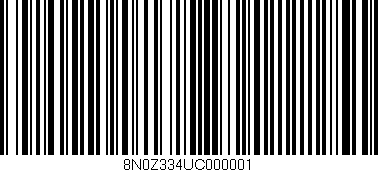 Código de barras (EAN, GTIN, SKU, ISBN): '8N0Z334UC000001'