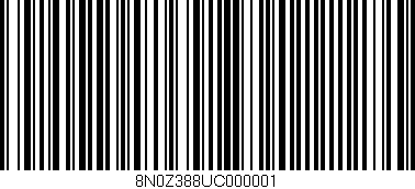 Código de barras (EAN, GTIN, SKU, ISBN): '8N0Z388UC000001'