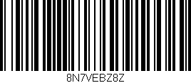 Código de barras (EAN, GTIN, SKU, ISBN): '8N7VEBZ8Z'
