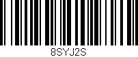 Código de barras (EAN, GTIN, SKU, ISBN): '8SYJ2S'
