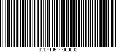Código de barras (EAN, GTIN, SKU, ISBN): '8V0F105PP000002'