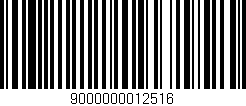 Código de barras (EAN, GTIN, SKU, ISBN): '9000000012516'