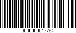 Código de barras (EAN, GTIN, SKU, ISBN): '9000000017764'