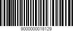Código de barras (EAN, GTIN, SKU, ISBN): '9000000018129'
