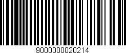 Código de barras (EAN, GTIN, SKU, ISBN): '9000000020214'