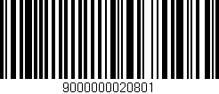 Código de barras (EAN, GTIN, SKU, ISBN): '9000000020801'