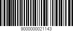 Código de barras (EAN, GTIN, SKU, ISBN): '9000000021143'